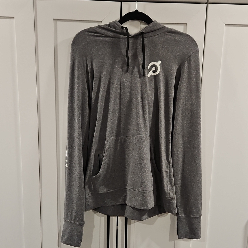 Peloton Woman's  Gray Light Hoodie